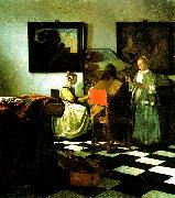 Johannes Vermeer The Concert oil painting picture wholesale